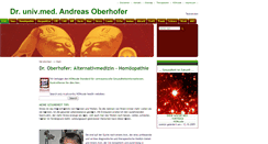 Desktop Screenshot of dr-oberhofer.at