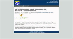 Desktop Screenshot of dr-oberhofer.de